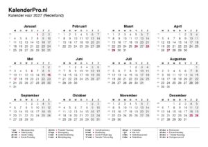 Kalender 2027 Overzicht Met Feestdagen Weeknummers Kalender 2027 Overzicht Met Feestdagen Weeknummers