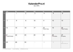 kalender-nederland-april-2025