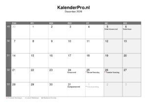 kalender-nederland-december-2026