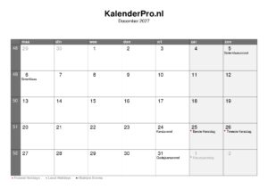 kalender-nederland-december-2027