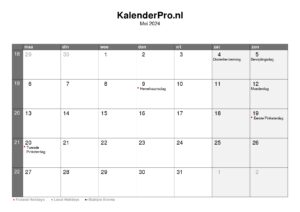 kalender-nederland-mei-2024