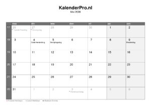 kalender-nederland-mei-2038