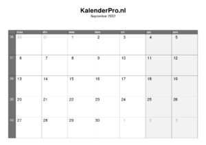 kalender-nederland-september-2032
